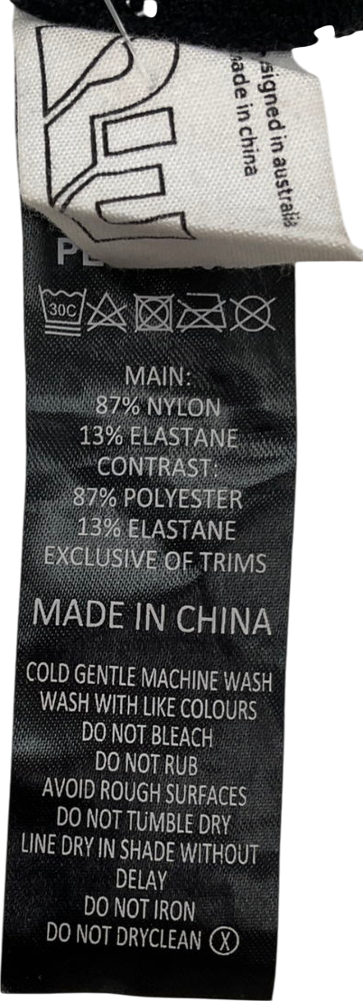 P.E Nation Black The Iron Tyson 7/8 Legging UK S