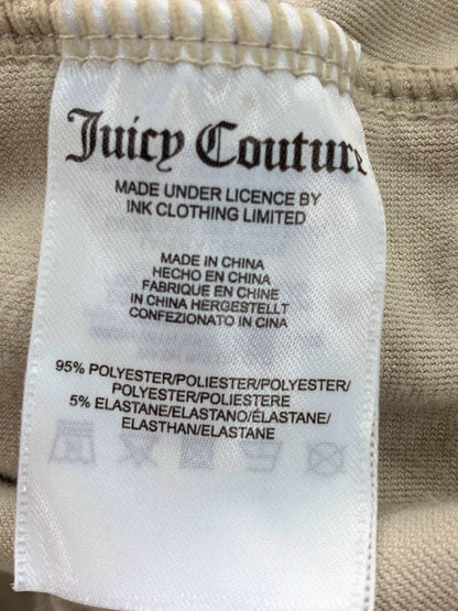 Juicy Couture Beige Velour Hoodie UK S