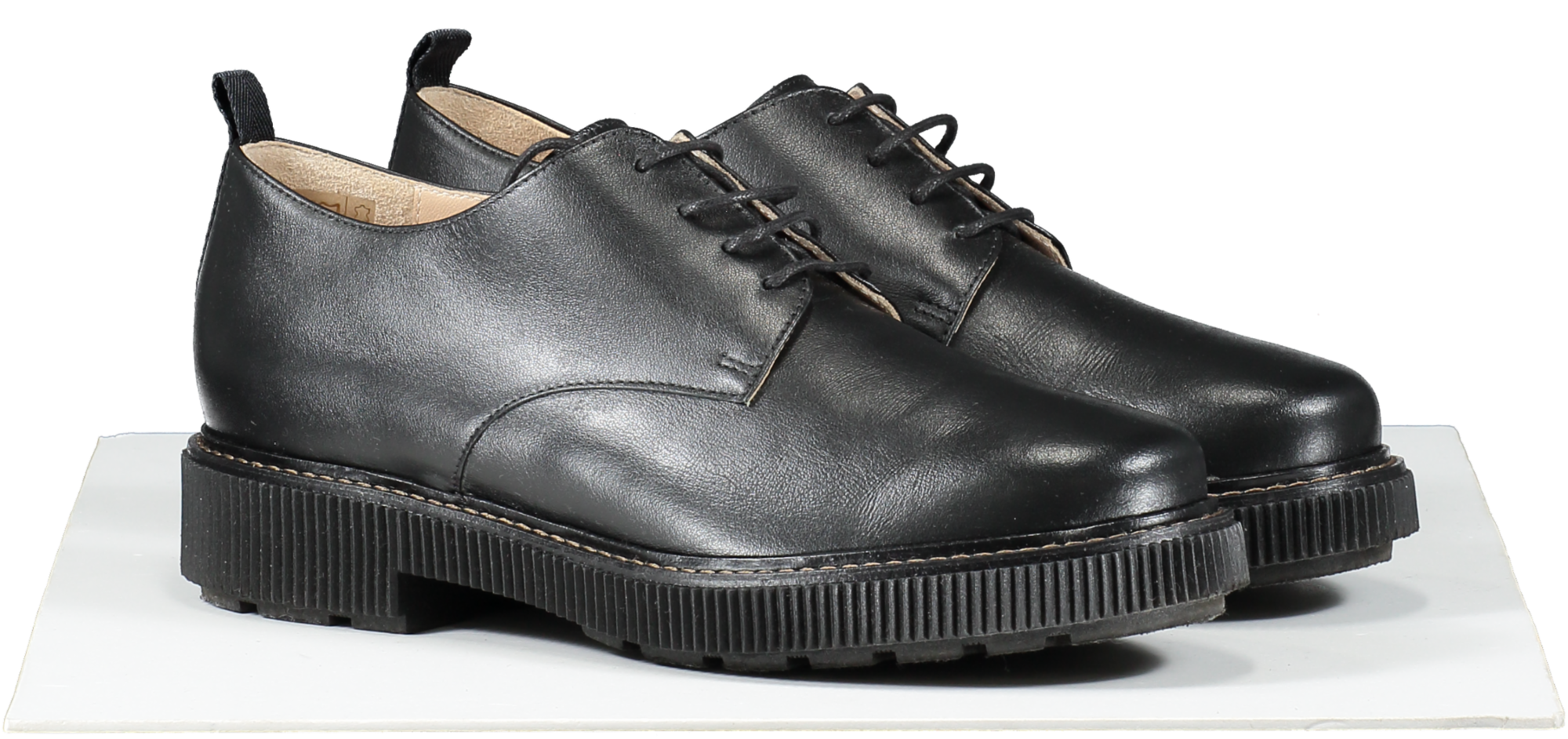 Marina Rinaldi Black Lace Up Shoes UK 6 EU 39 👠