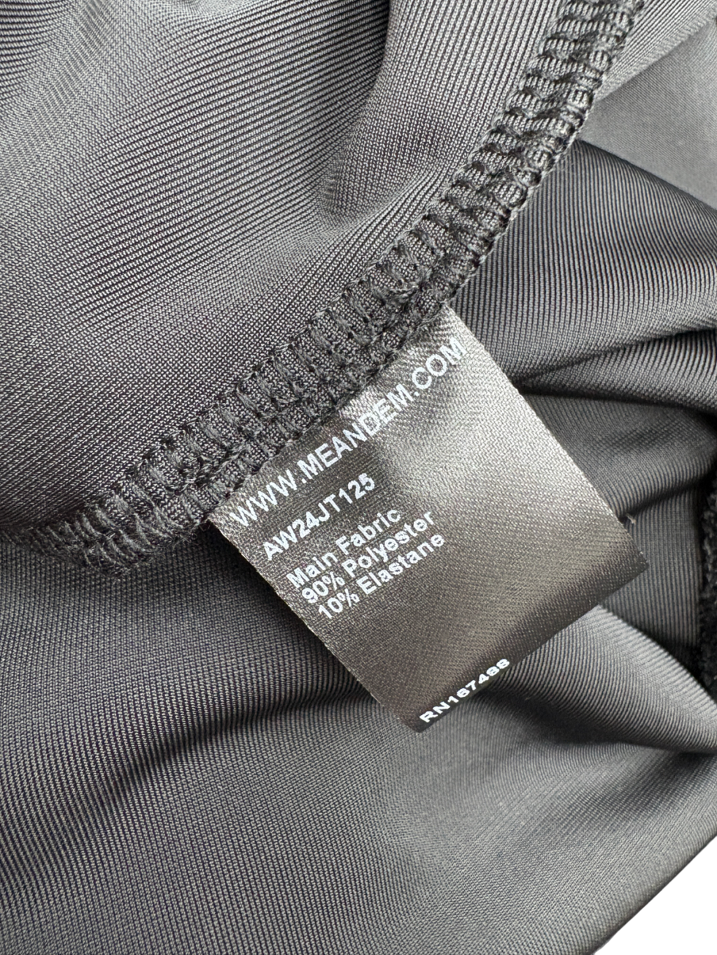 ME + EM Black Fluid Velour Halterneck Top UK 8