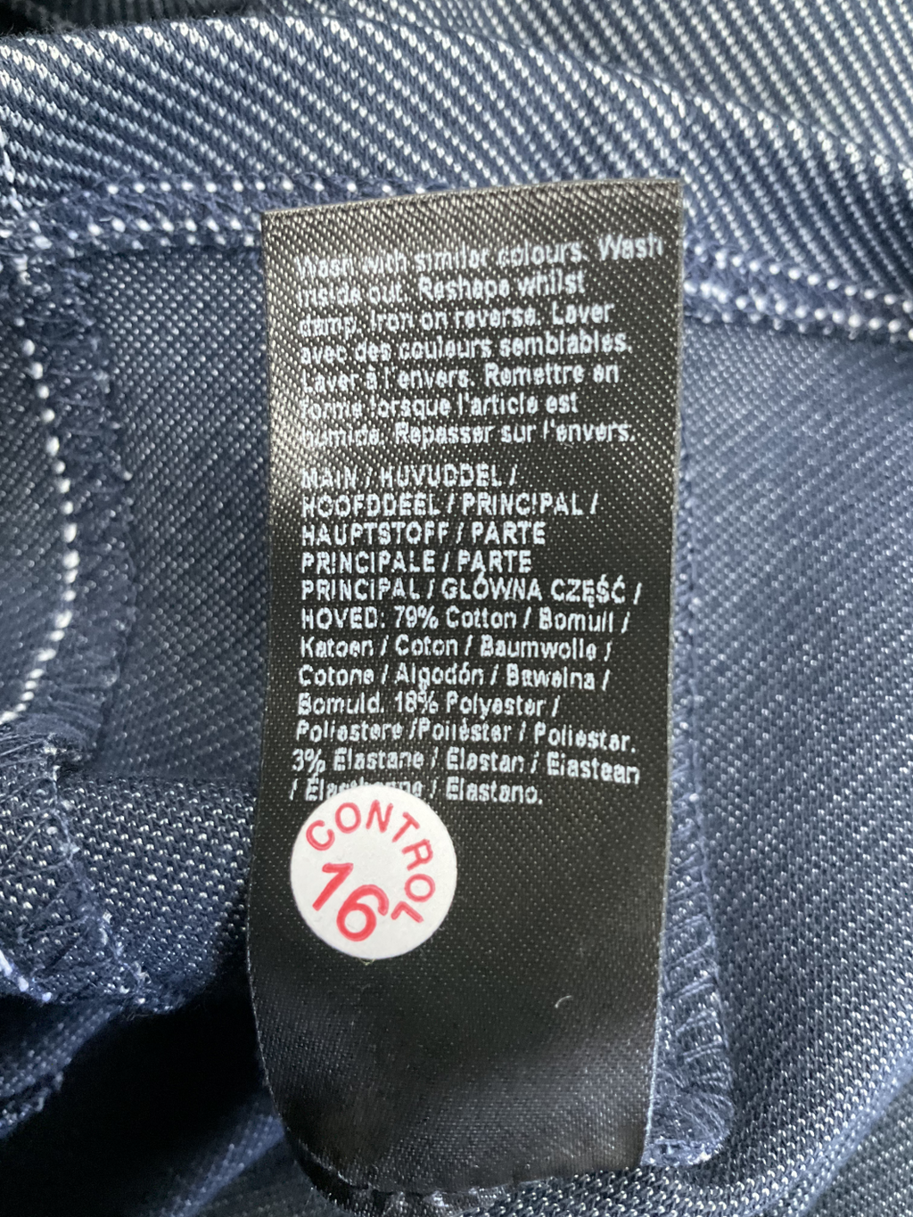 River Island Blue Denim Look Halter Mini Dress UK XS