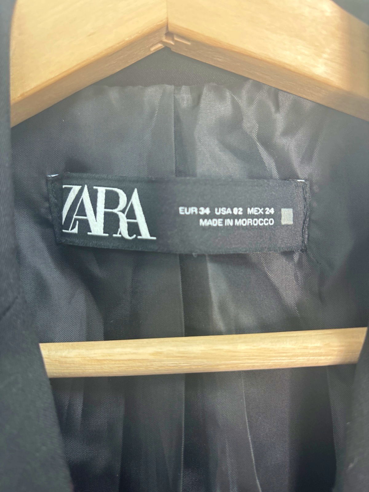 ZARA Black Blazer EU 34