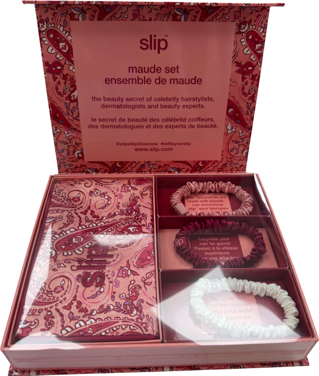 Slip Pure Silk Queen Pillowcase Gift Set - Maude 4-piece set
