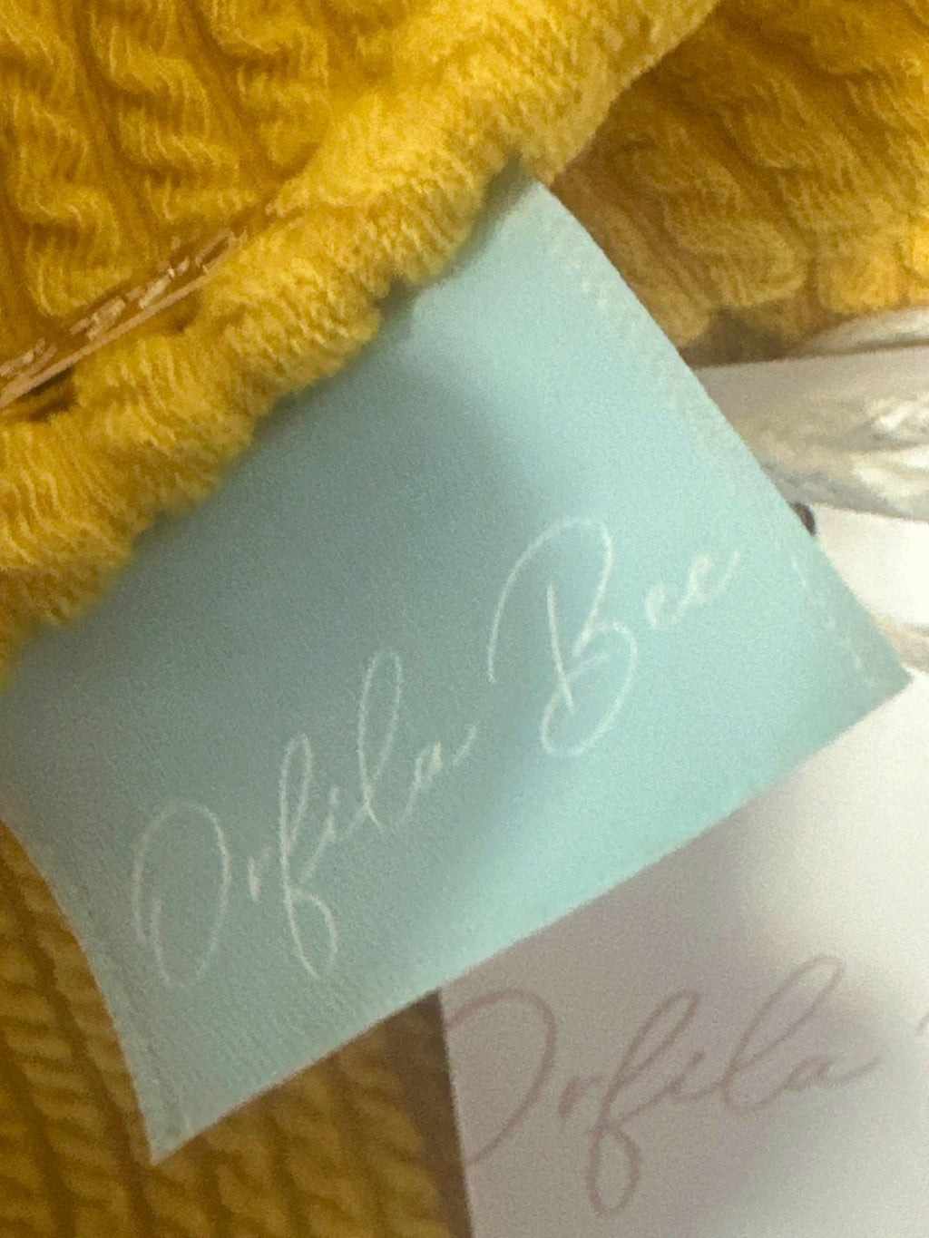 Orfila Bee Yellow High-Waisted Ribbed Bikini Bottoms UK 6