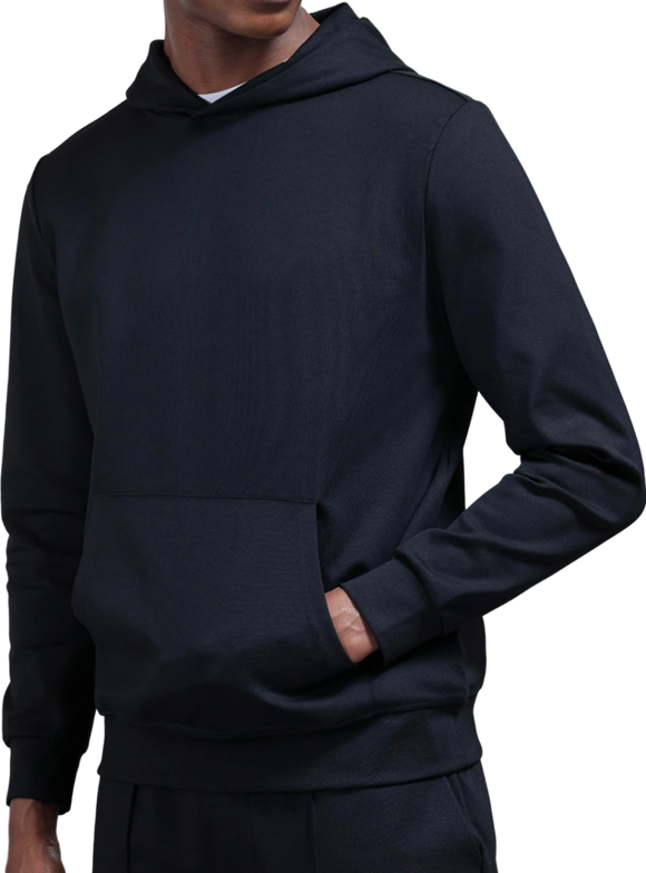 Arne Unisex Luxe Essential Hoodie, Black UK S