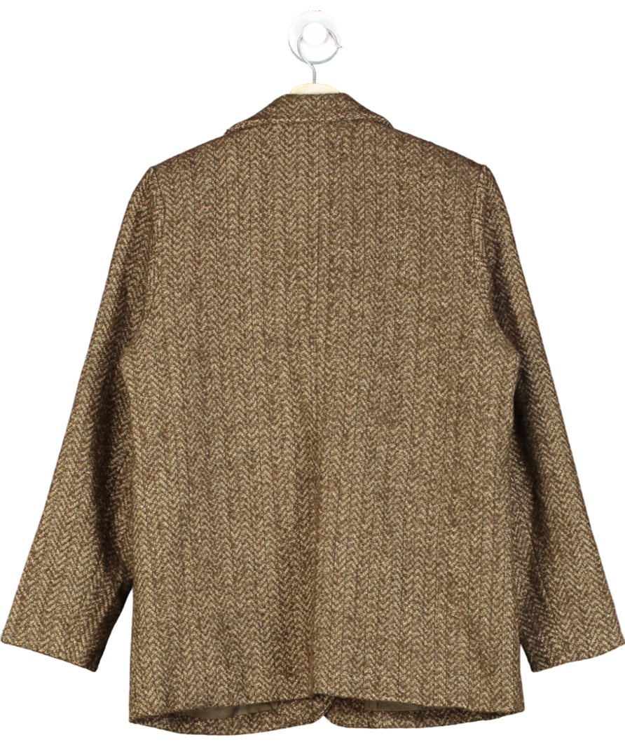 lily & lionel Green Harriet Tweed Tailored Blazer UK S