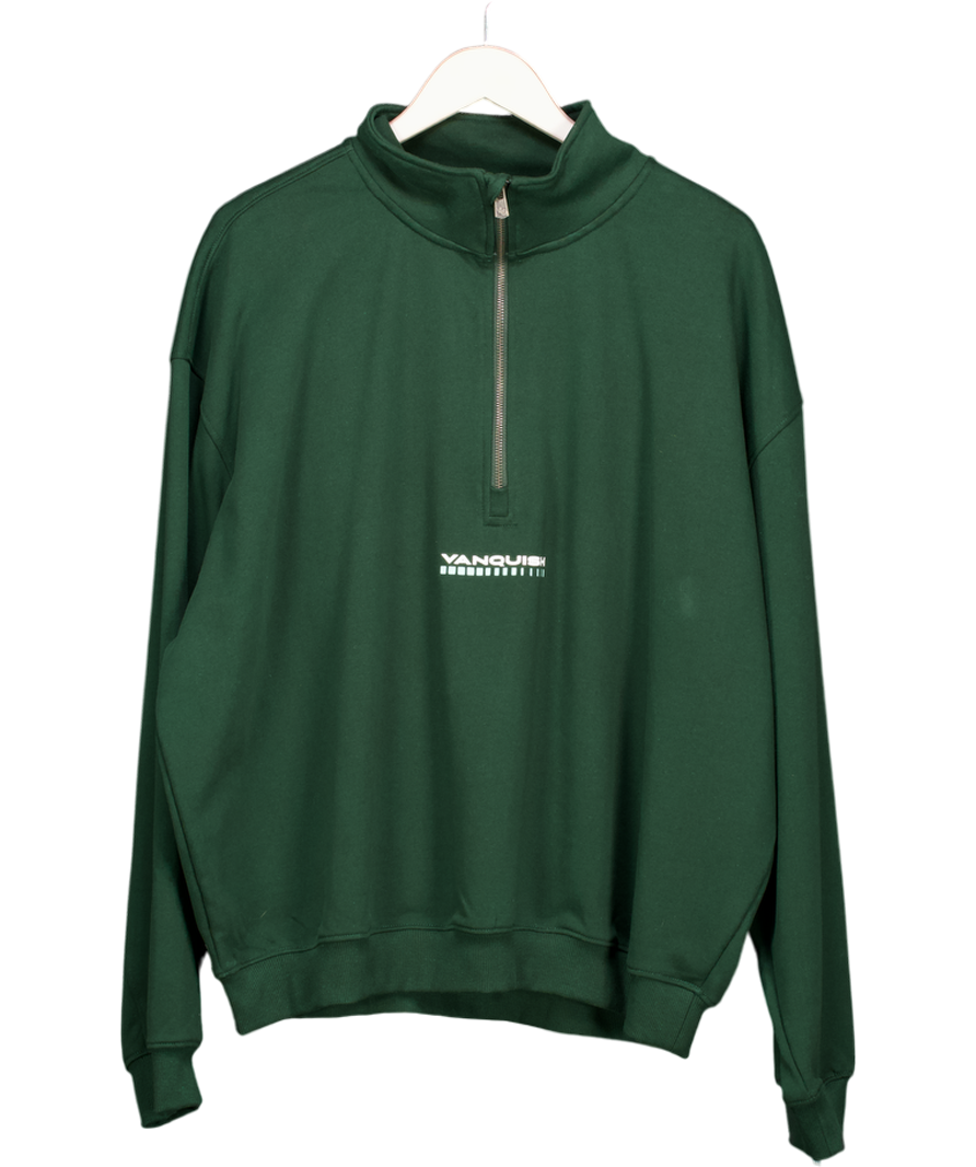 Vanquish Green Better Than Yesterday Zip Sweatshirt UK XL