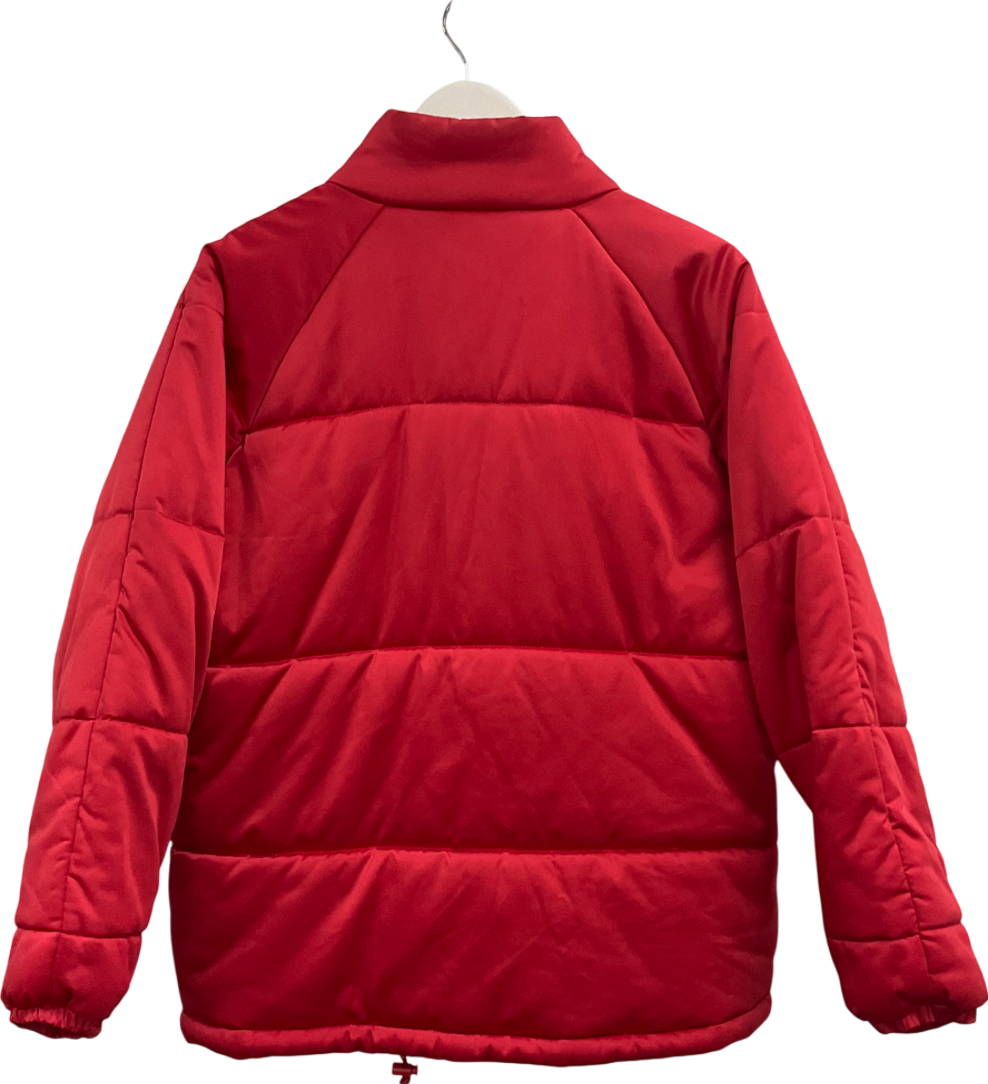 Topshop Red Puffer Bomber Jacket UK 12