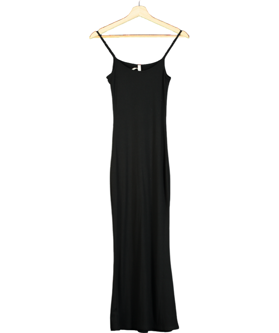 Babaton Black Luxe Lounge Retreat Cami Dress UK S