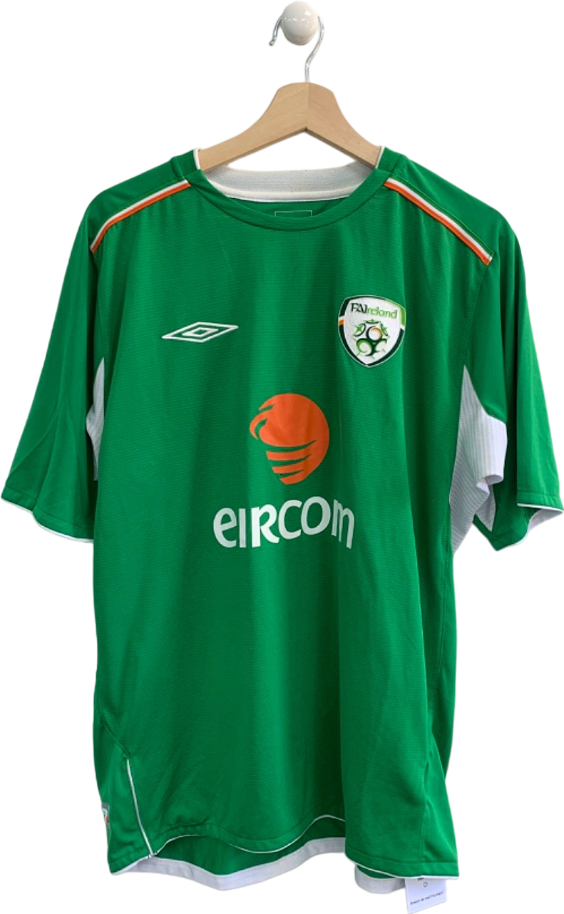 Umbro Green Republic of Ireland Football Jersey L
