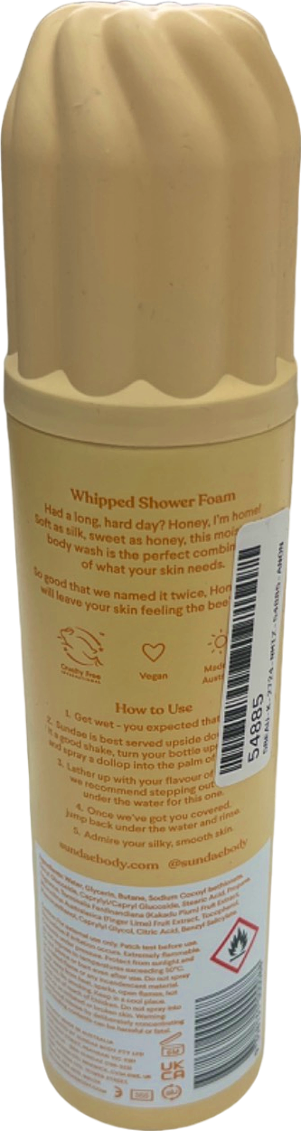 Sundae Whipped Shower Foam Honey, Honey 265ml