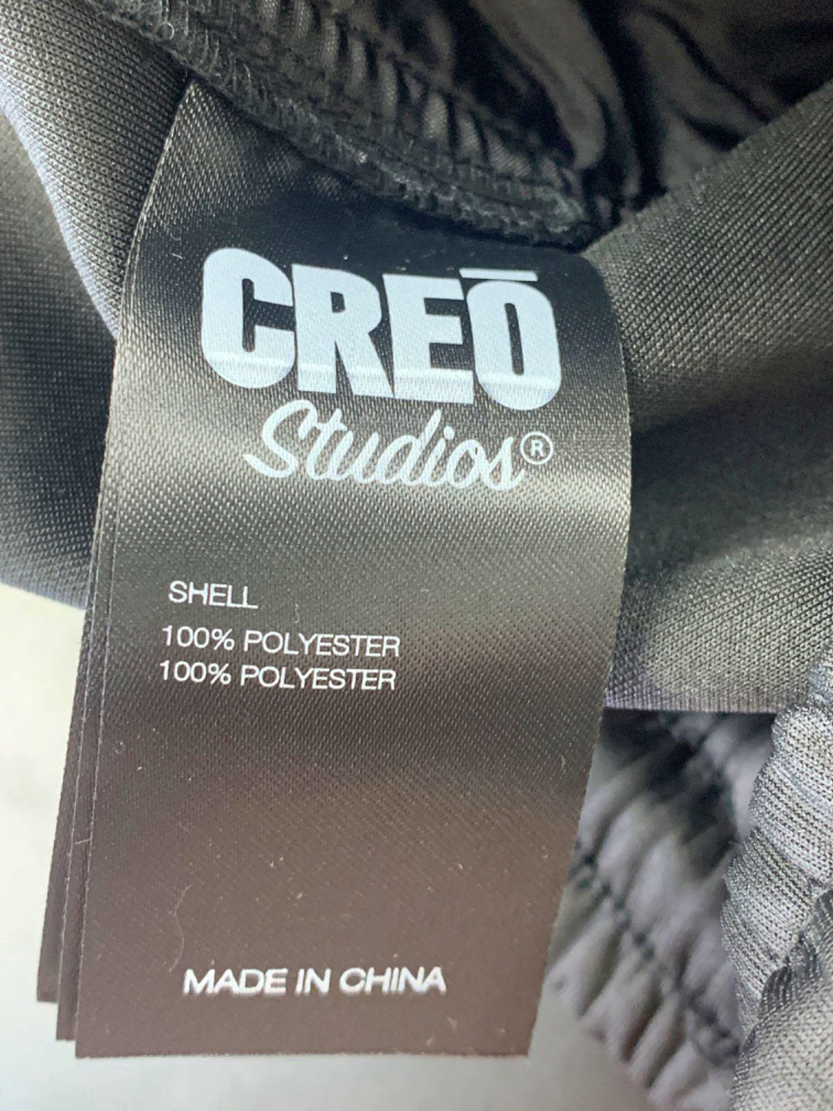 Creo Studios Black Two-toned Joggers UK L