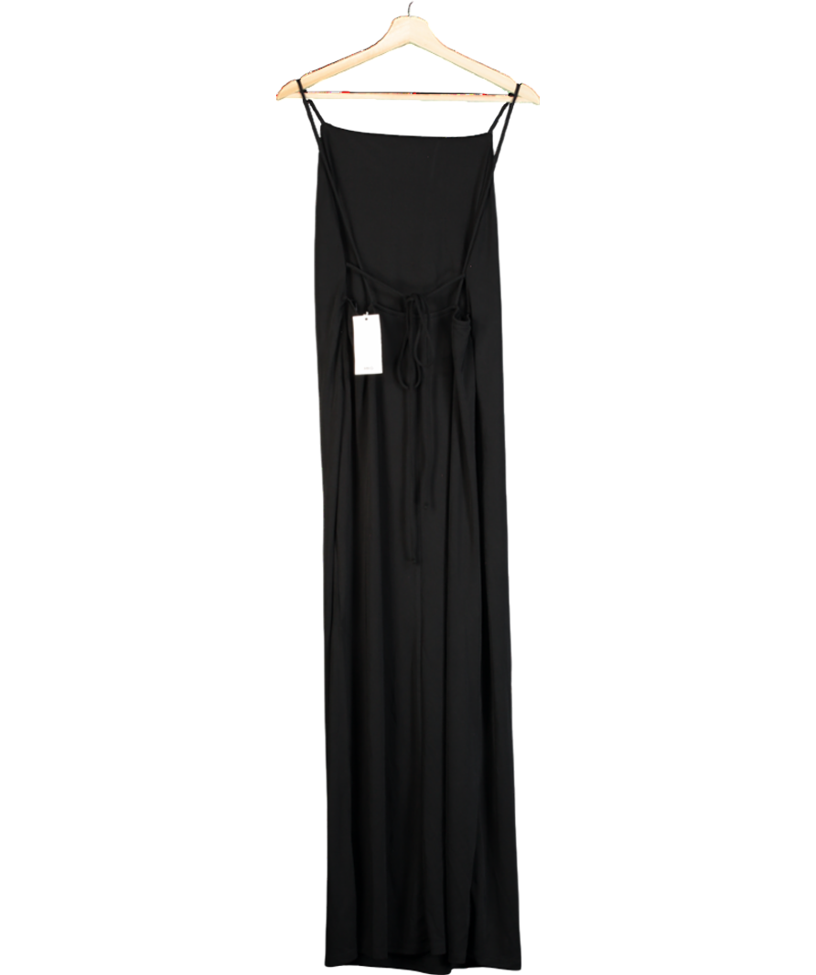 MANGO Black Scoop-back Bodycon Dress UK XL