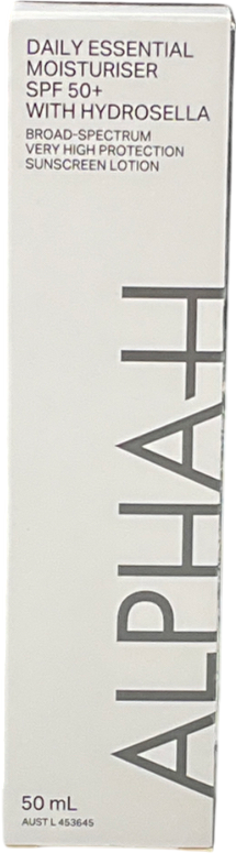 Alpha-h Daily Essential Moisturiser Spf 50+ 50ml