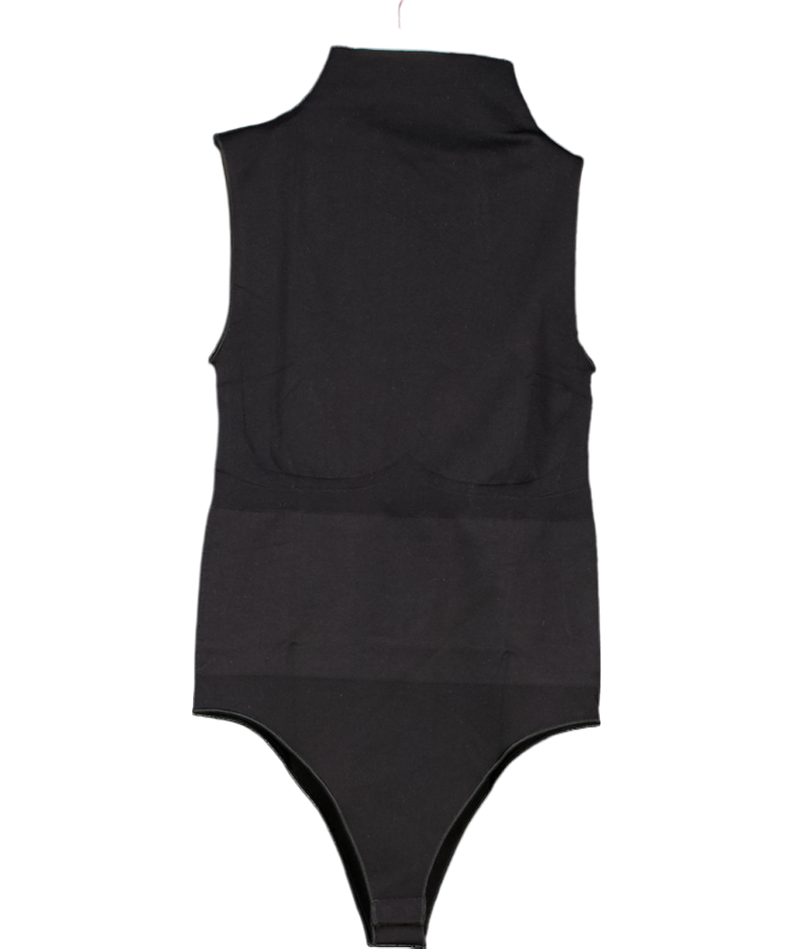 Ruey Black Sleeveless Turtleneck Bodysuit UK S