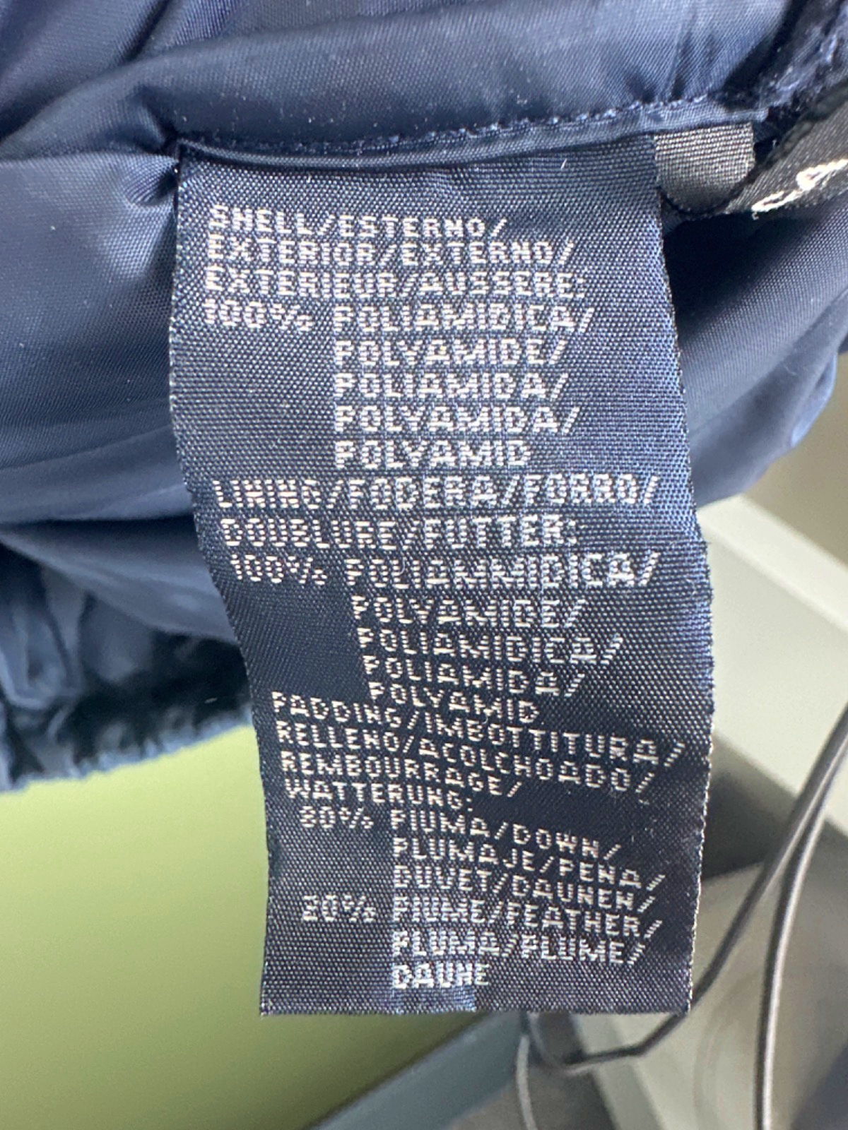 Paul & Shark Navy Down filled puffer Jacket UK XXL