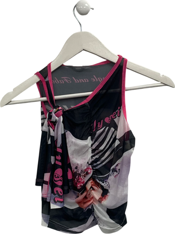 jyosei Multicoloured Mesh Top UK M