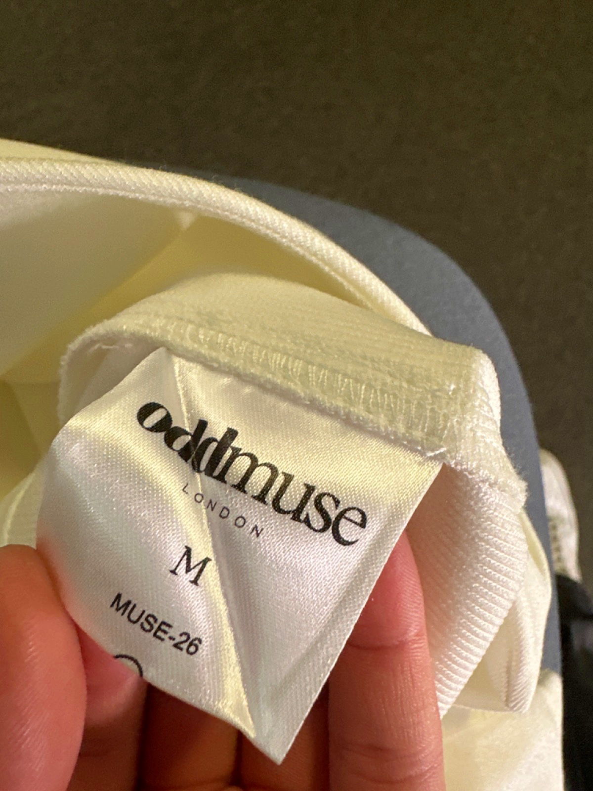 OddMuse White Jumpsuit M