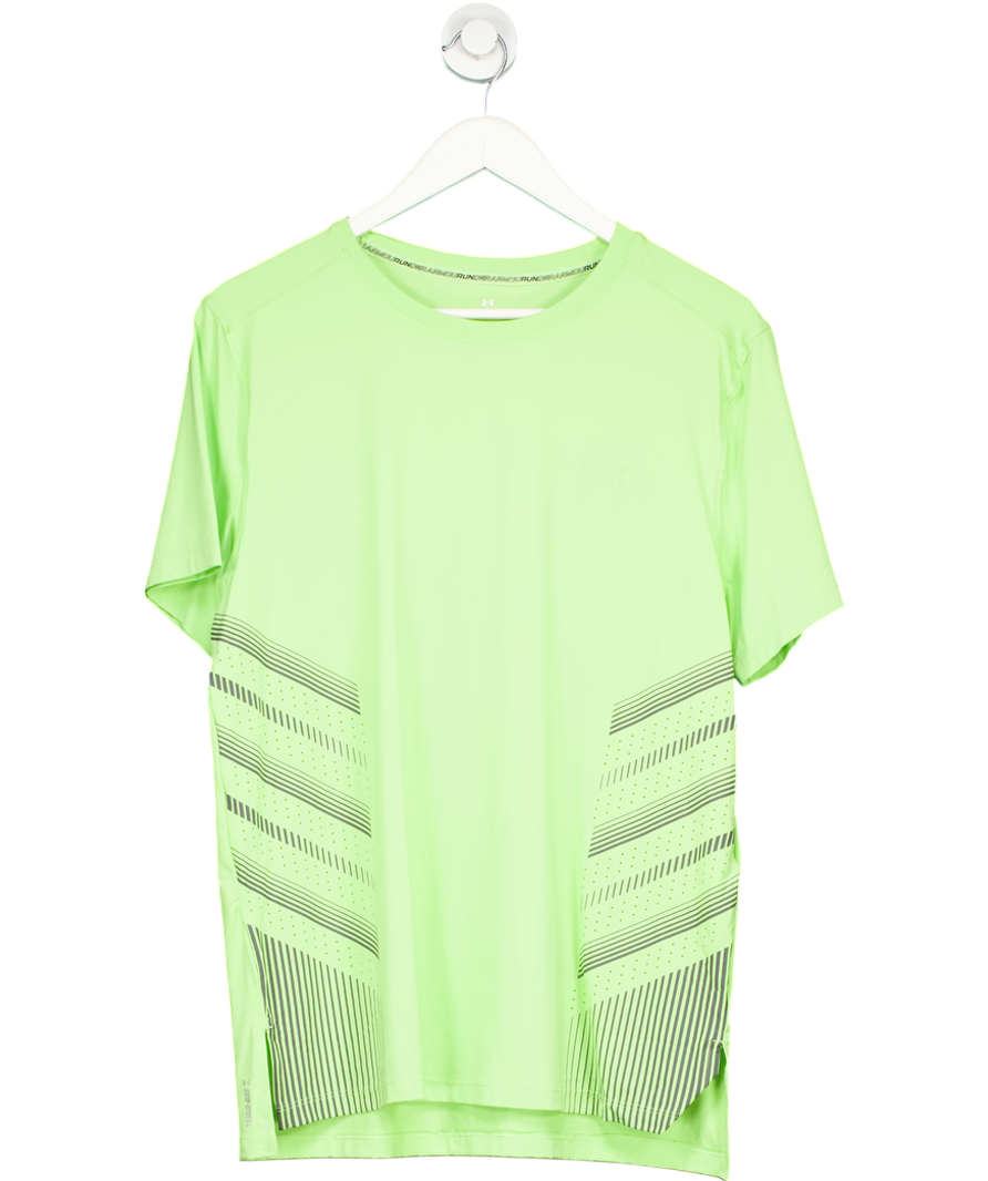 Under Armour Green Launch Elite Graphic Short Sleeve T-shirt UK M