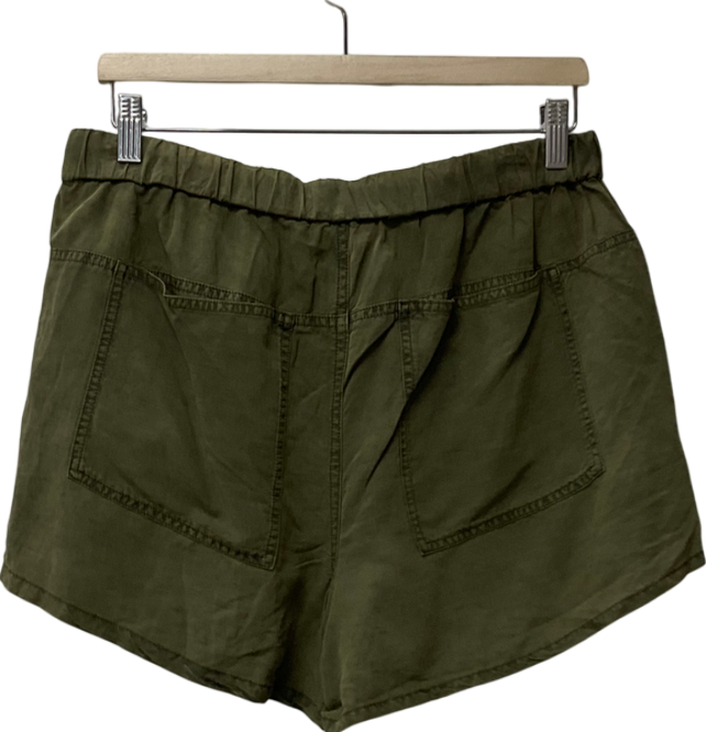 pilcro Green Low Rise Mini Shorts UK M