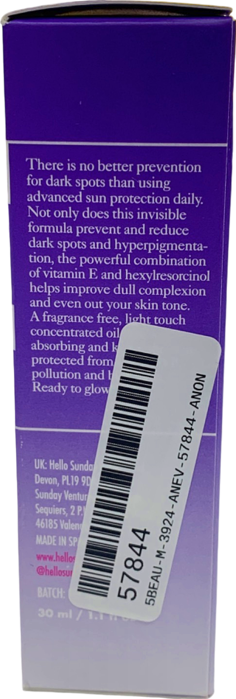 Hello Sunday Dark Spot Oil Serum SPF 40 30 ml