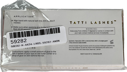 Tatti Lashes 3d Brazilian Hair Lashes One size