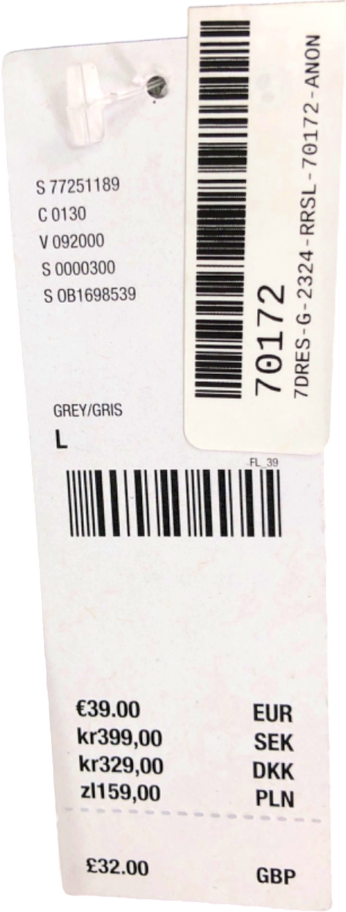 Urban Outfitters Grey Ribbed Sleeveless Mini Dress UK L