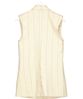 & Other Stories Beige Linen-blend Blazer Waistcoat UK 4