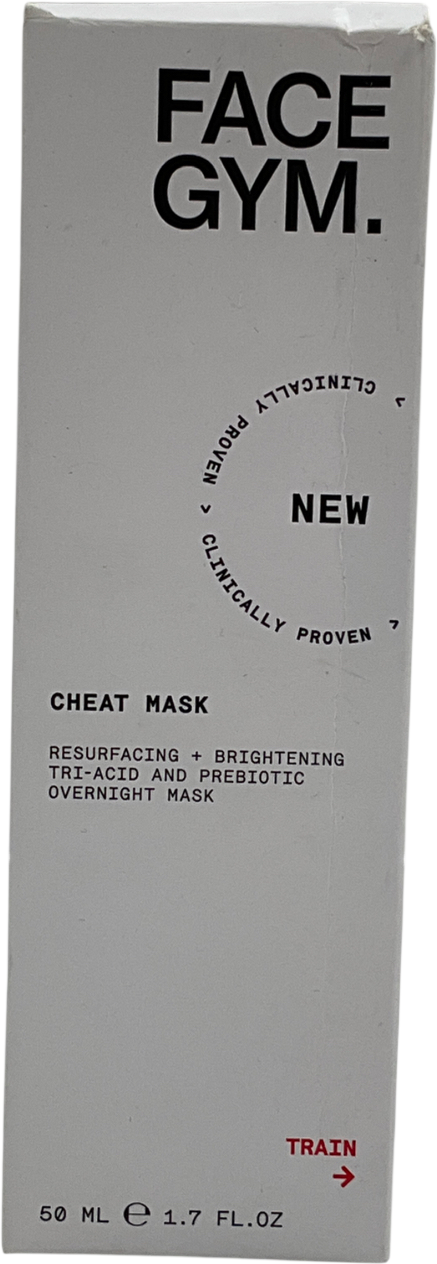 Face gym Mini - Cheat Mask Resurfacing + Brightening Tri-acid And Prebiotic Overnight Mask 50ml