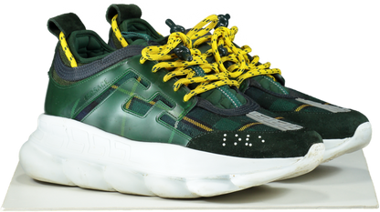 Versace Green Chain Reaction Sneakers UK 9 EU 43