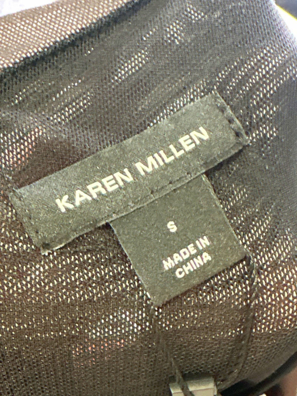 Karen Millen Ombre Jersey Mesh Asymmetric Draped Mini Dress S