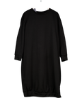 Finjani Black Sweatshirt Maxi Dress With Printed Graphic UK XXL