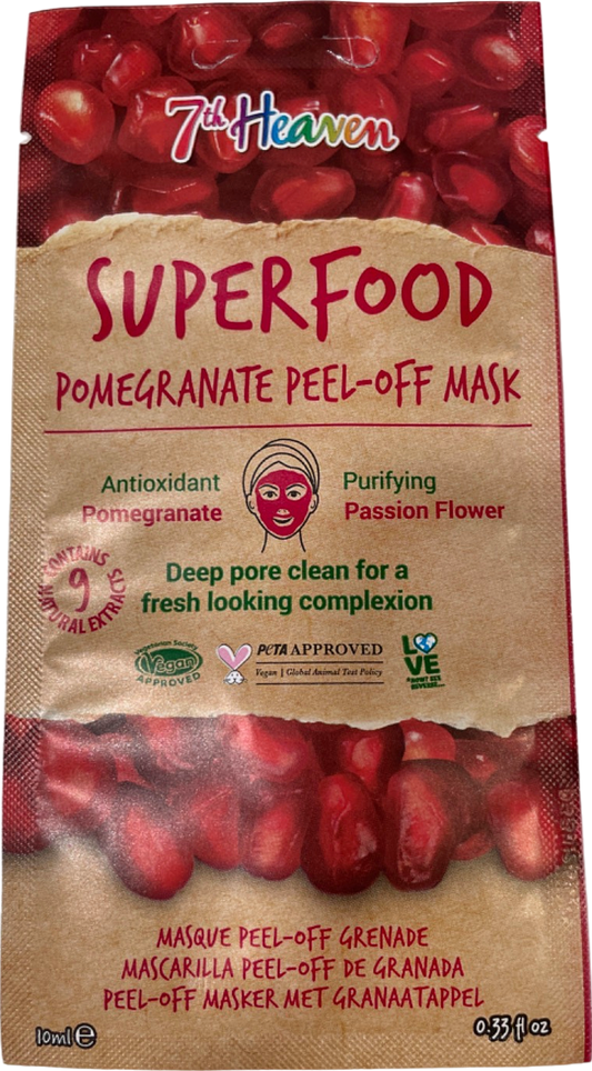 7th Heaven Superfood Pomegranate Peel-Off Mask 10ml