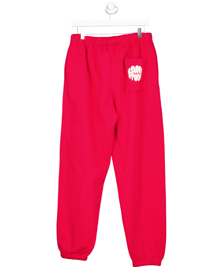 Kaiia the label Red Studio Logo Cuffed Joggers UK 14