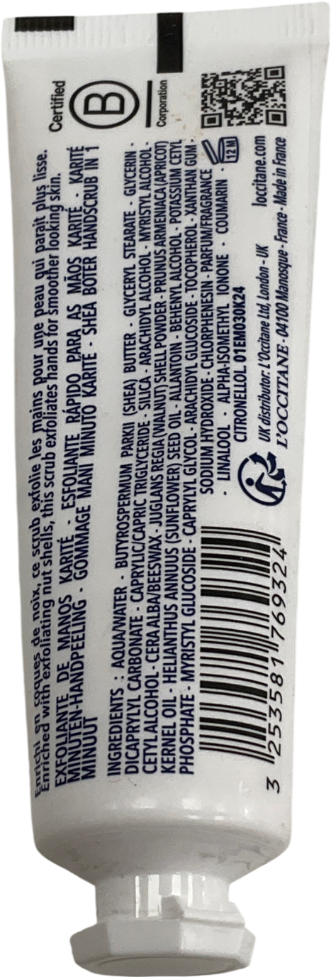 Loccitane Shea (karité) Hand Scrub 30ml