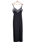 4th & Reckless Black Embellished Trim Maxi Dress- Sofie UK 8