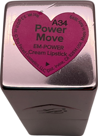 Too Faced Lady Bold Cream Lipstick Power Move 4g