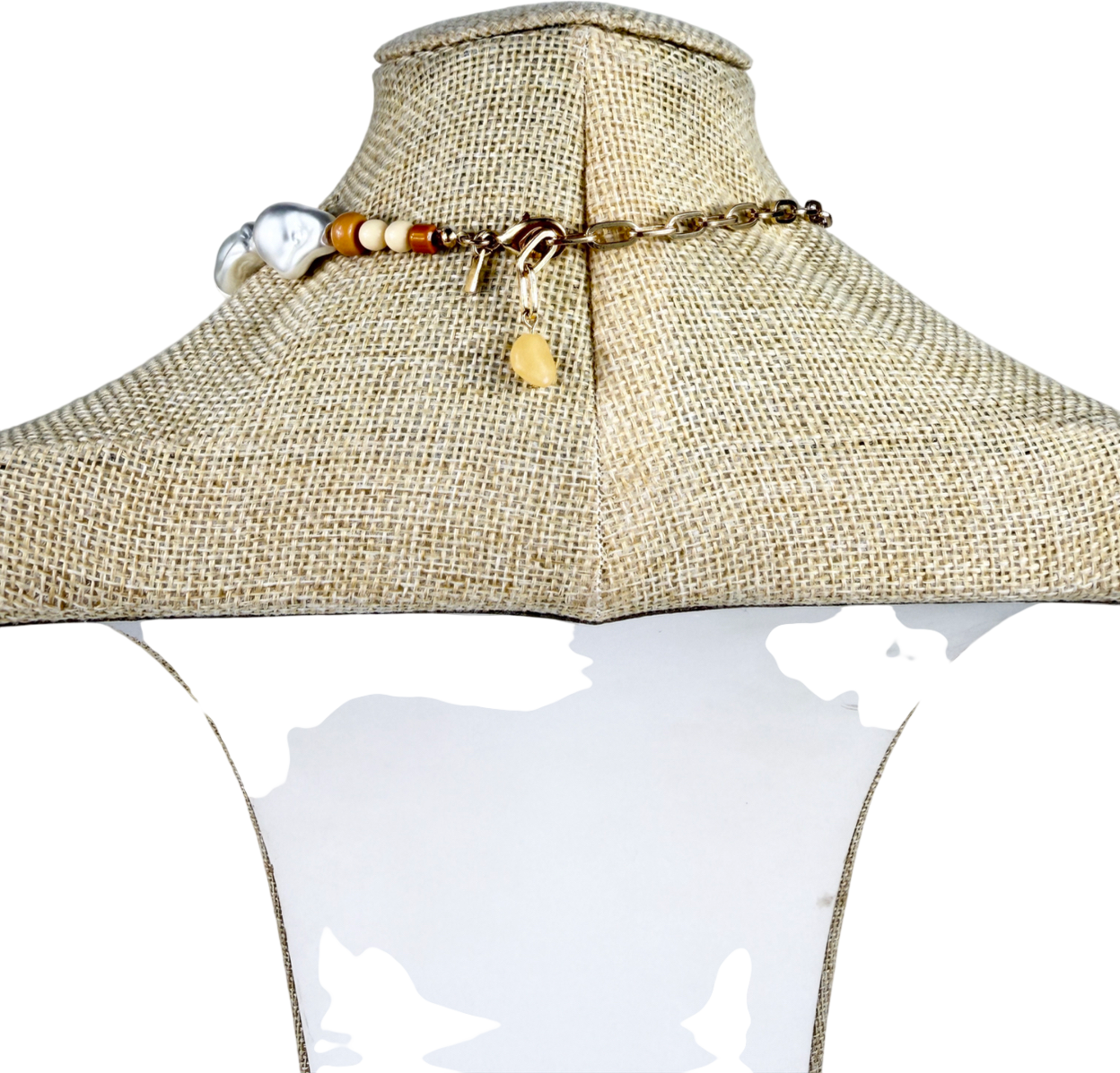 Pilgrim Cream Sun Necklace One Size