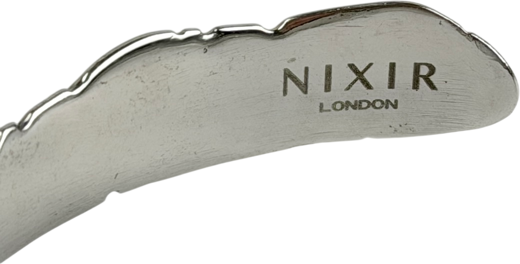 NIXIR LONDON Metallic Leaf Design Bangle One Size
