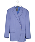 Corneliani Blue Virgin Wool Blazer UK XL