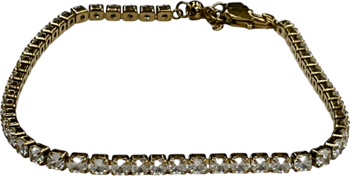 Abbott Lyon Metallic Tennis Bracelet (gold) One Size