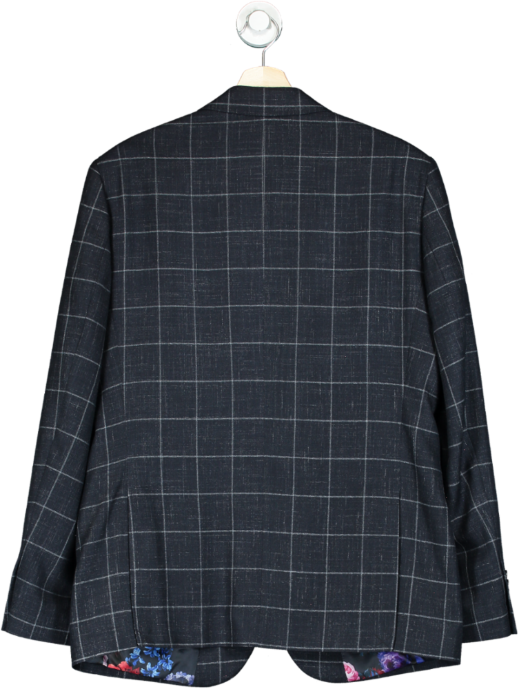 Jacamo Navy Checked Blazer 40R