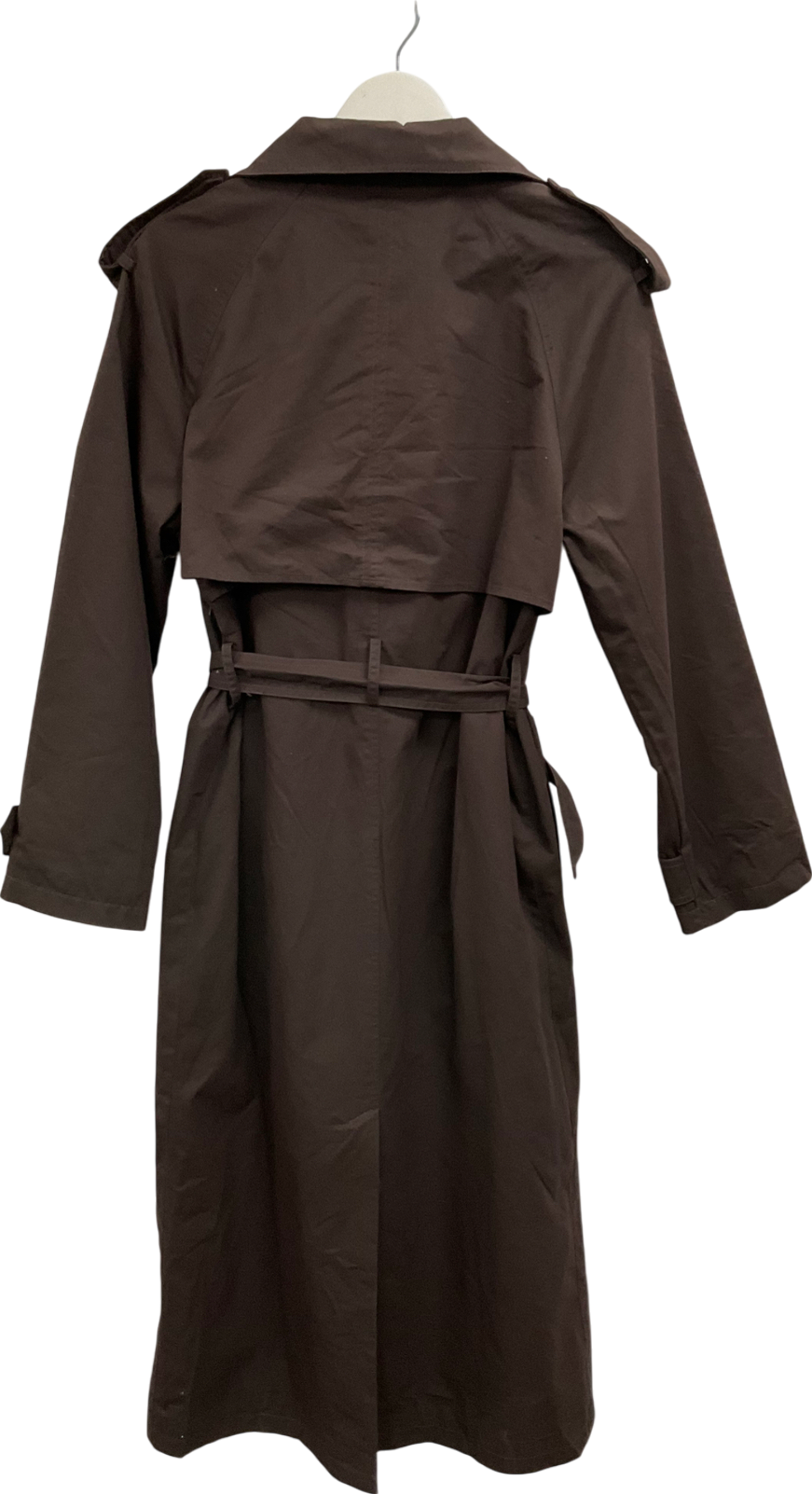 New Look Brown Belted Trench Coat UK 12