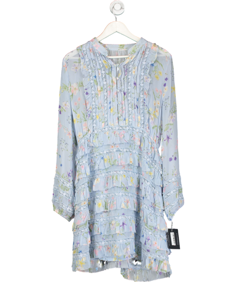 By Malina Blue Floral Print Dress UK L