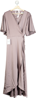 Rewritten Mauve Wrap Dress XL