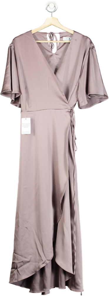 Rewritten Mauve Wrap Dress XL