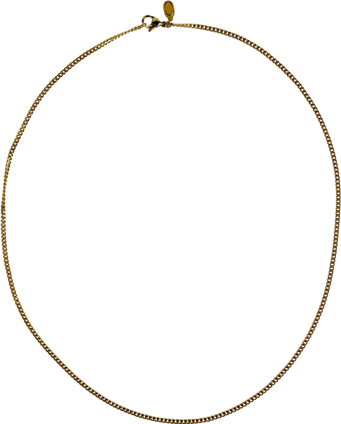 CRAFTD LONDON 18k Gold Plated Cuban Plated 2mm Chain