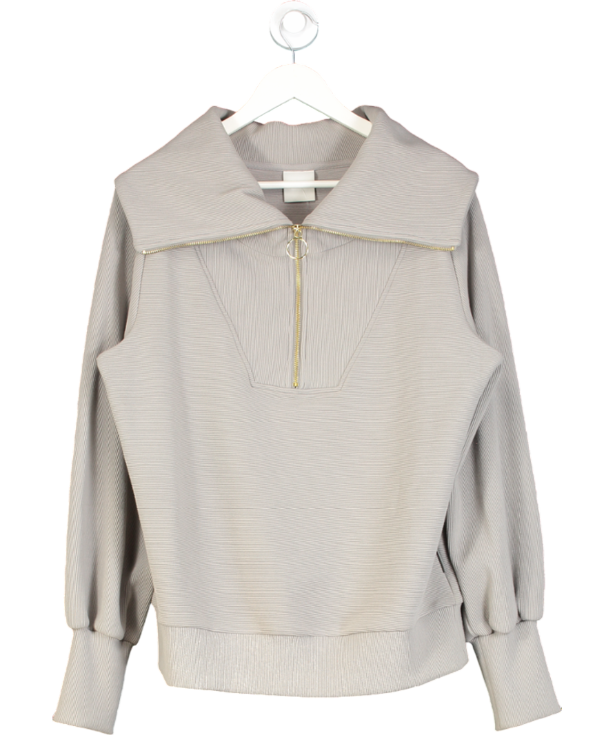 Varley Grey Vine Half Zip Pullover UK S