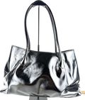 Topshop Black Toby Tubler Handle Tote Bag