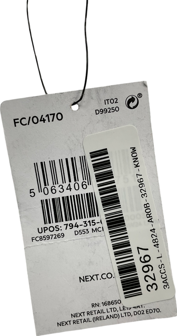 Next Metallic Chainmail Clutch Bag One Size